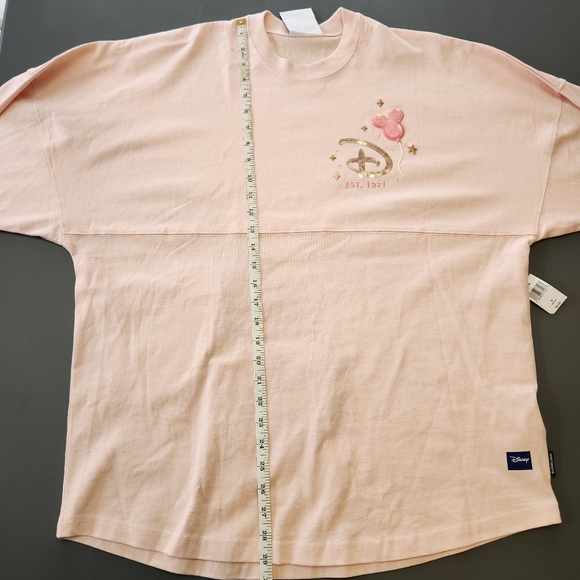 Walt Disney World Parks Medium Mickey Mouse Pink Balloons Spirit Jersey Shirt - Picture 12 of 15
